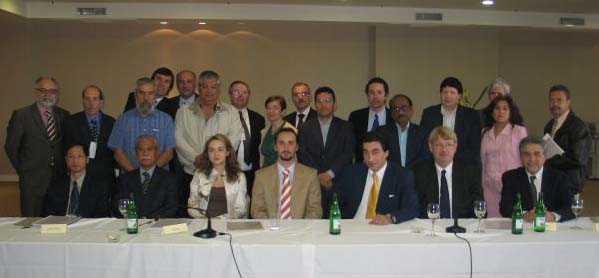 Group photo with presidents of neighboring
Latin American federations